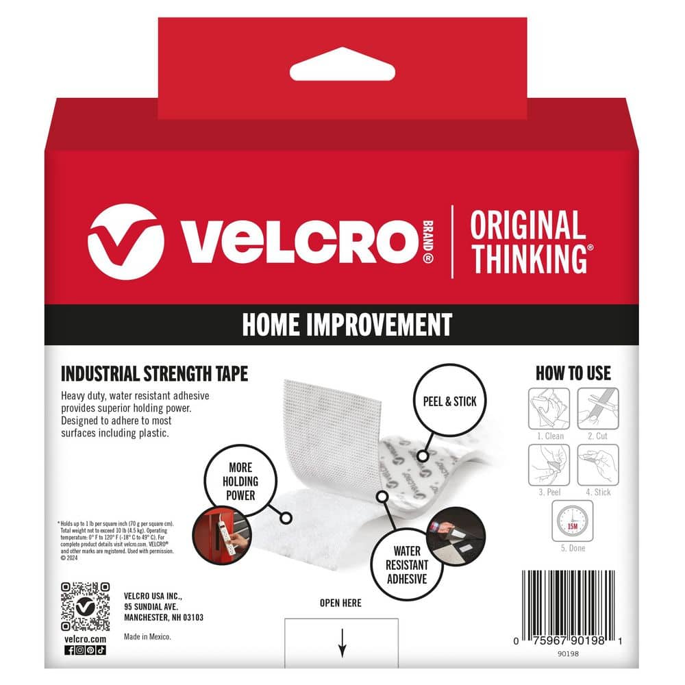 VELCRO 15 ft. x 2 in. Industrial Strength Tape (2)
