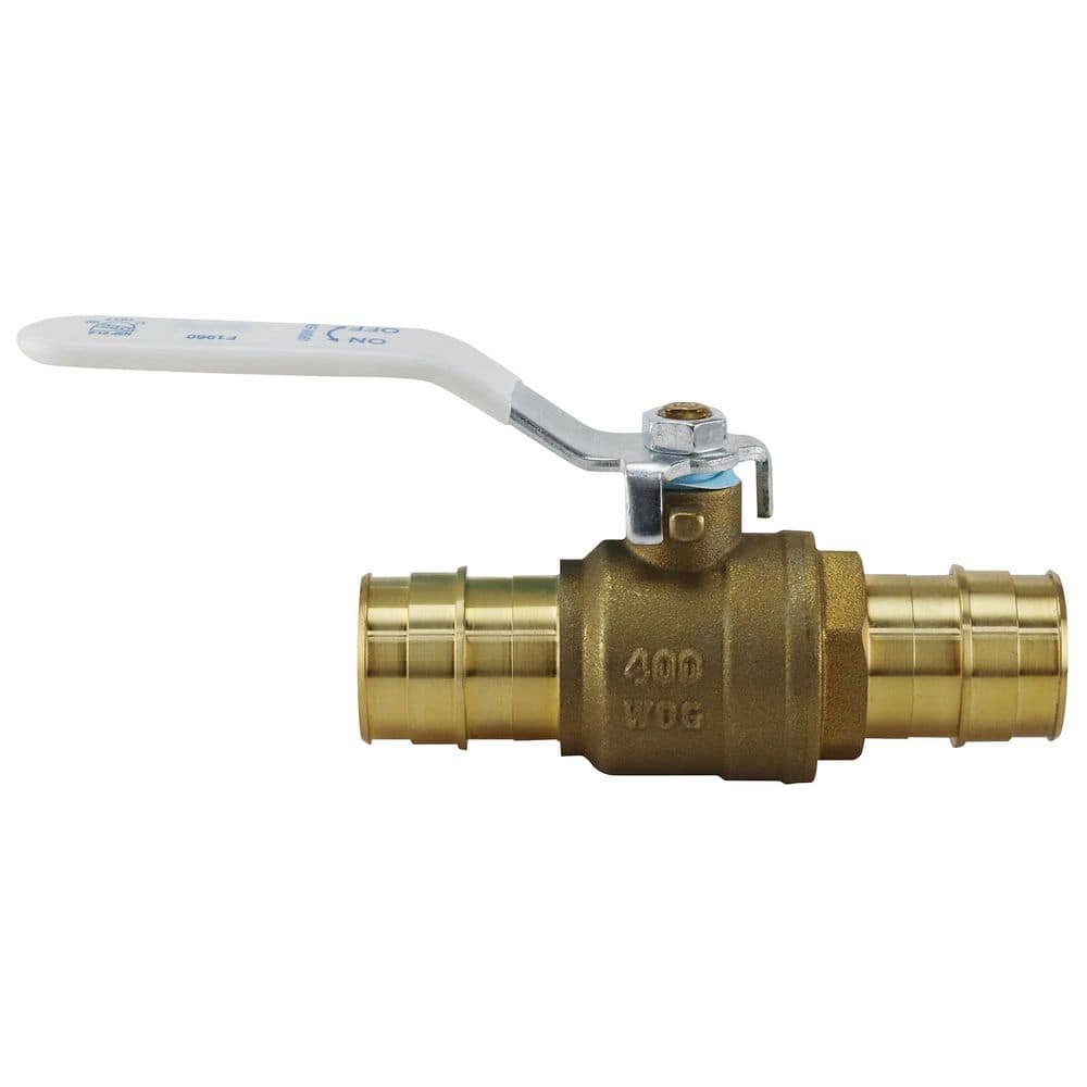 Apollo 1 in. Brass PEX-A Expansion Barb Ball Valve (2)