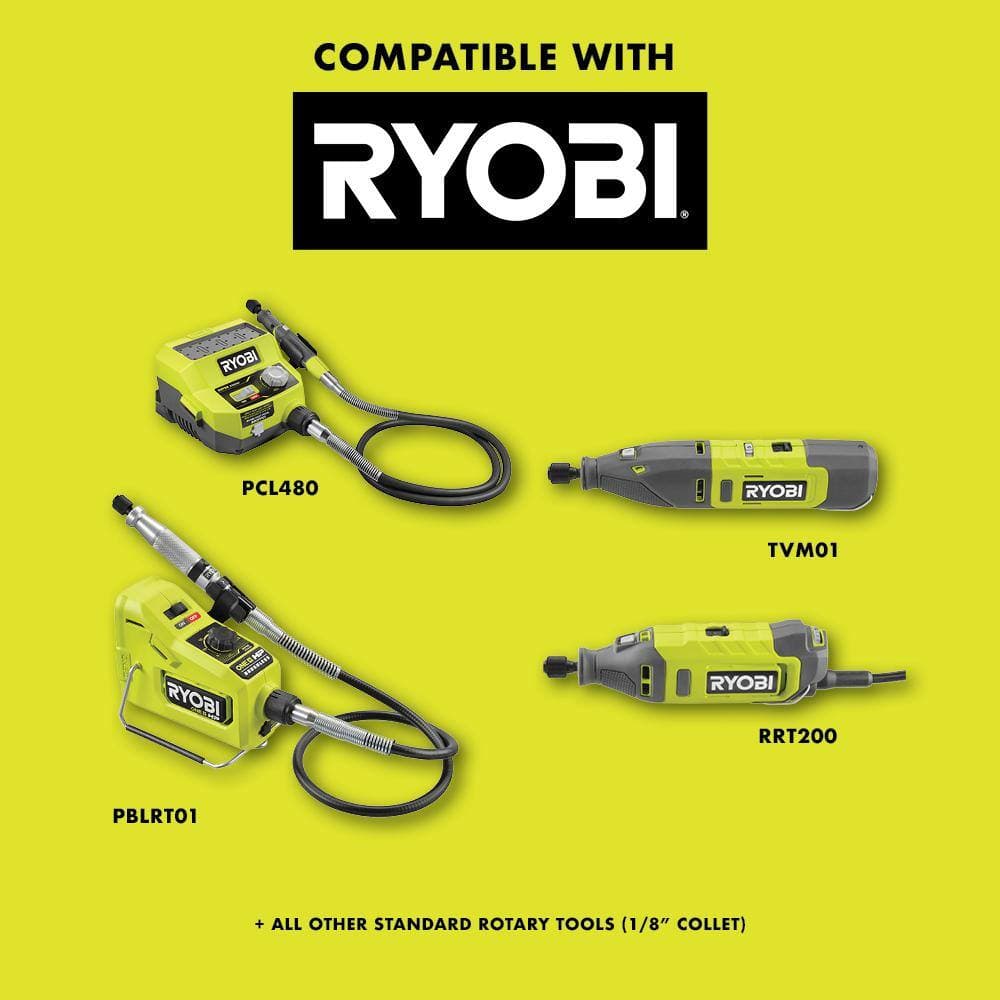 RYOBI Rotary Tool 4-Piece Wood and Plastic Bits (For Wood and Plastic (2)