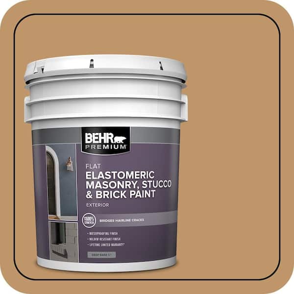 BEHR PREMIUM 5 gal. #MS-37 Canyonland Elastomeric Masonry, Stucco and Brick Exterior Paint (2)
