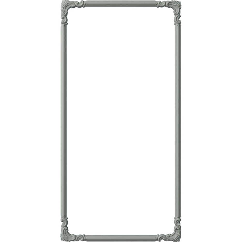 Ekena Millwork 13.35 Sq. Ft. Unfinished Polyurethane Ashford Panel Moulding Kit (Single Panel) (1)