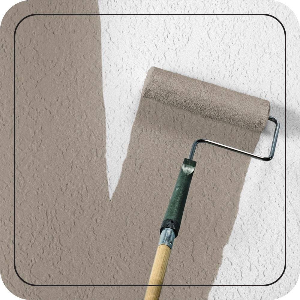 BEHR PREMIUM 5 gal. #N220-4 Shiitake Elastomeric Masonry, Stucco and Brick Exterior Paint (3)
