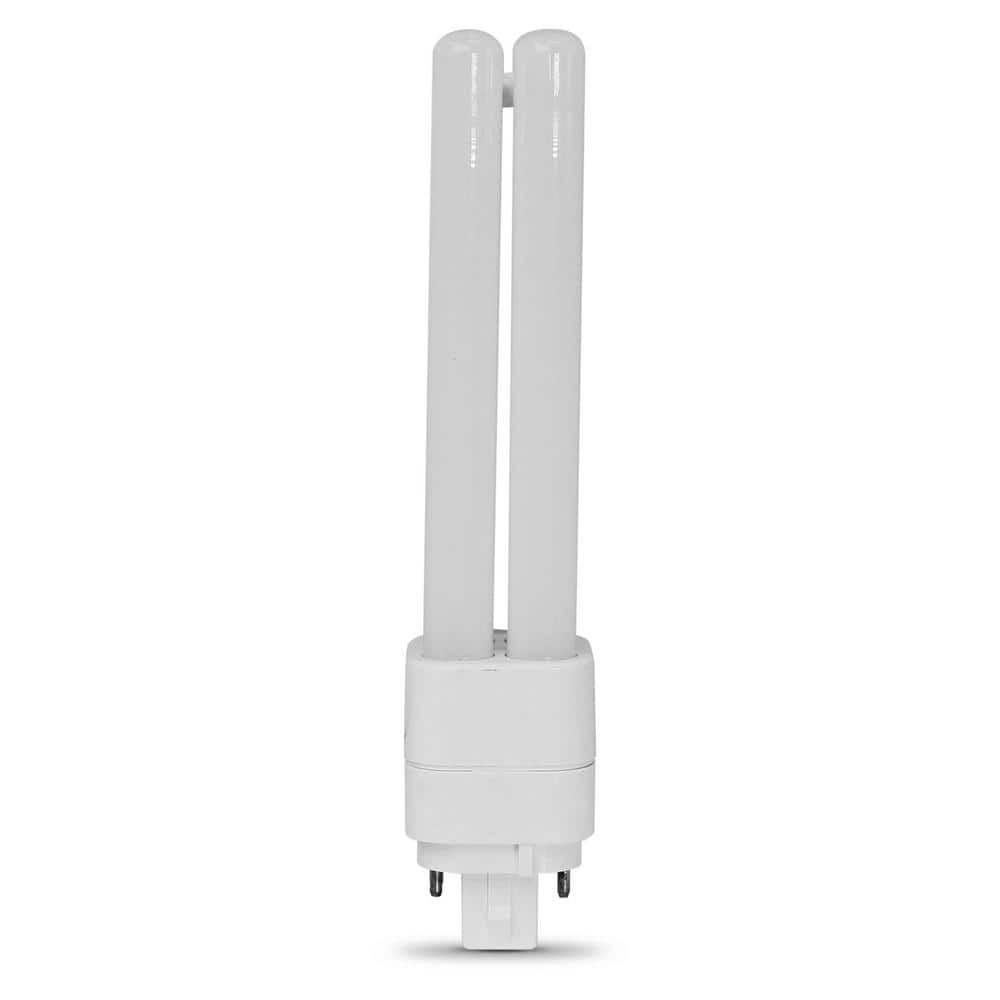 Feit Electric 18-Watt Equivalent PL CFLNI Twin Tube 4-Pin Plugin G24Q-2 Base CFL Replacement LED Light Bulb, Cool White 4100K (1-Pack) (2)