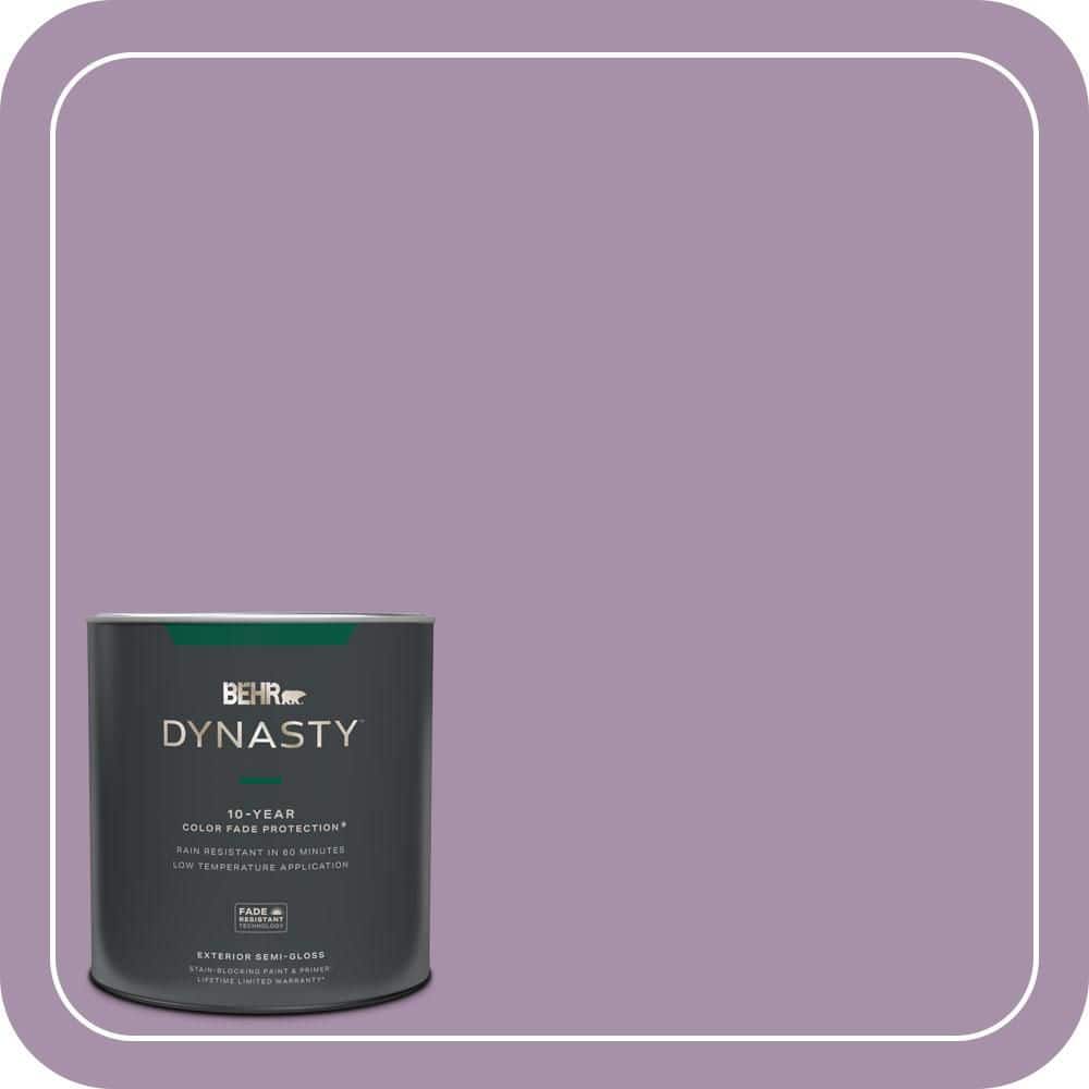 BEHR DYNASTY 1 qt. #MQ5-33 Uptown Girl Semi-Gloss Enamel Exterior Stain-Blocking Paint & Primer