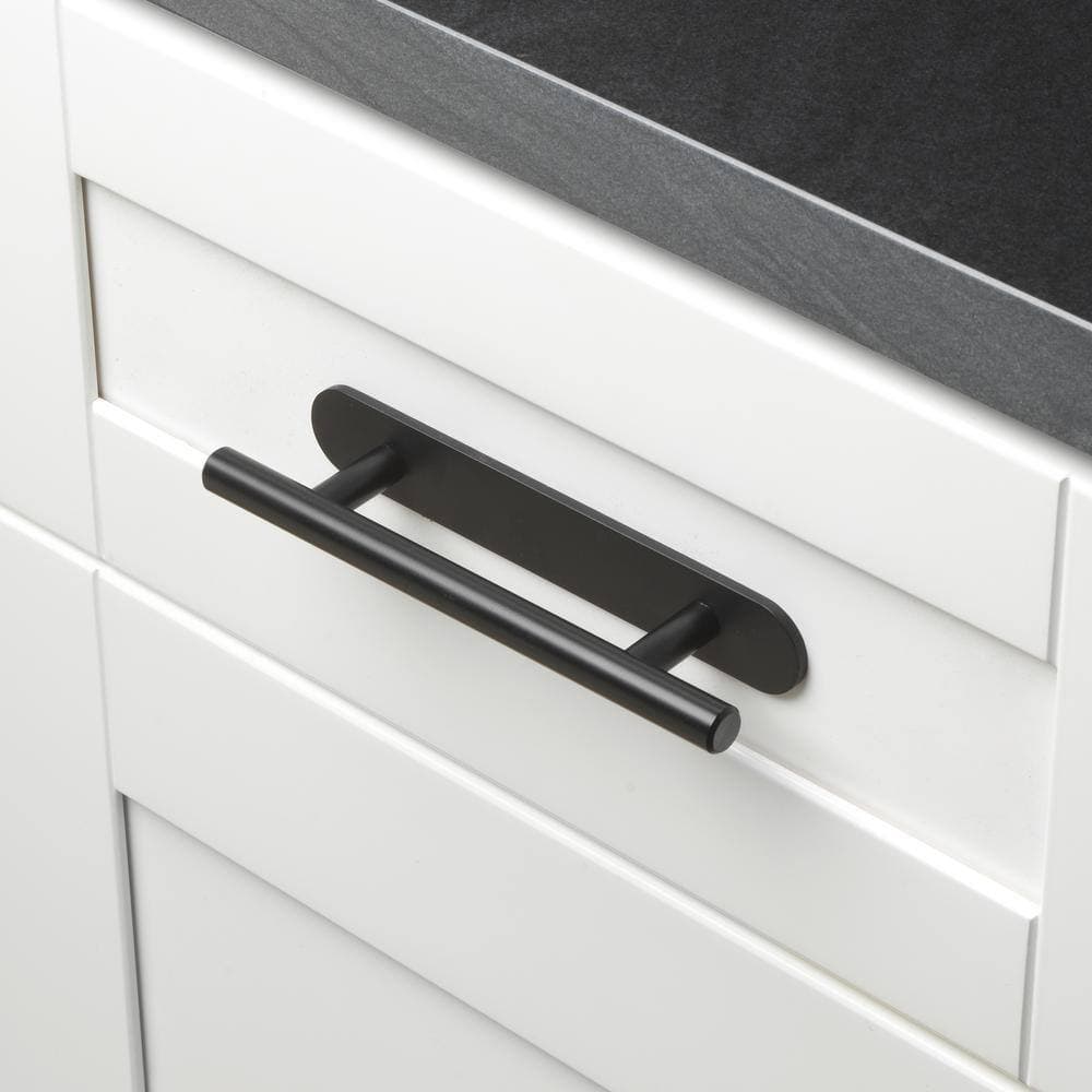 GLIDERITE 6 in. Rounded Cabinet Backplate 3-3/4 in. Center to Center, 6343-96-MB (2)