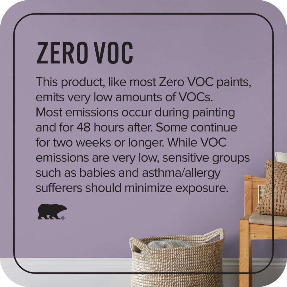 BEHR PREMIUM PLUS #S100-4 Ancestry Violet Enamel Low Odor & Primer (4)