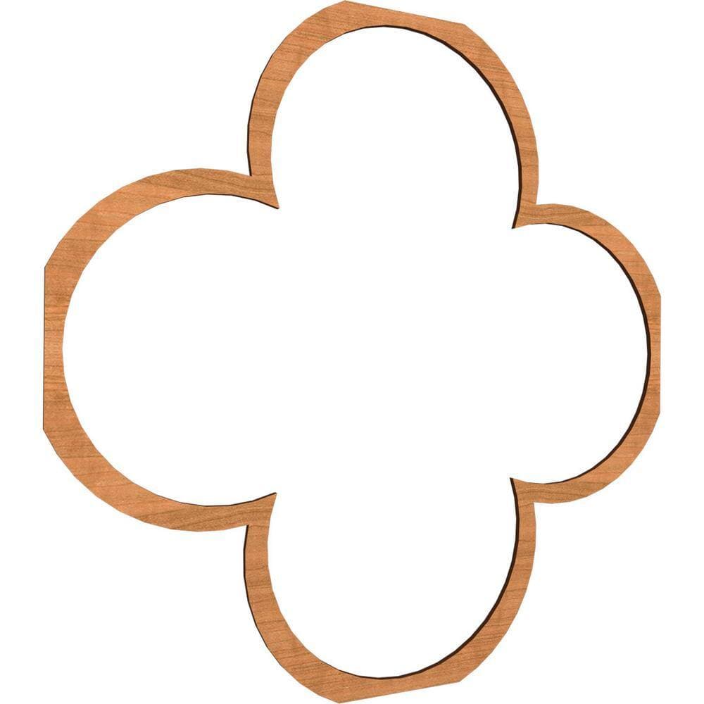 Ekena Millwork Large Woodall Fretwork 3/8 in. x 6 ft. x 6 ft. Brown Wood Decorative Wall Paneling 1-Pack (2)