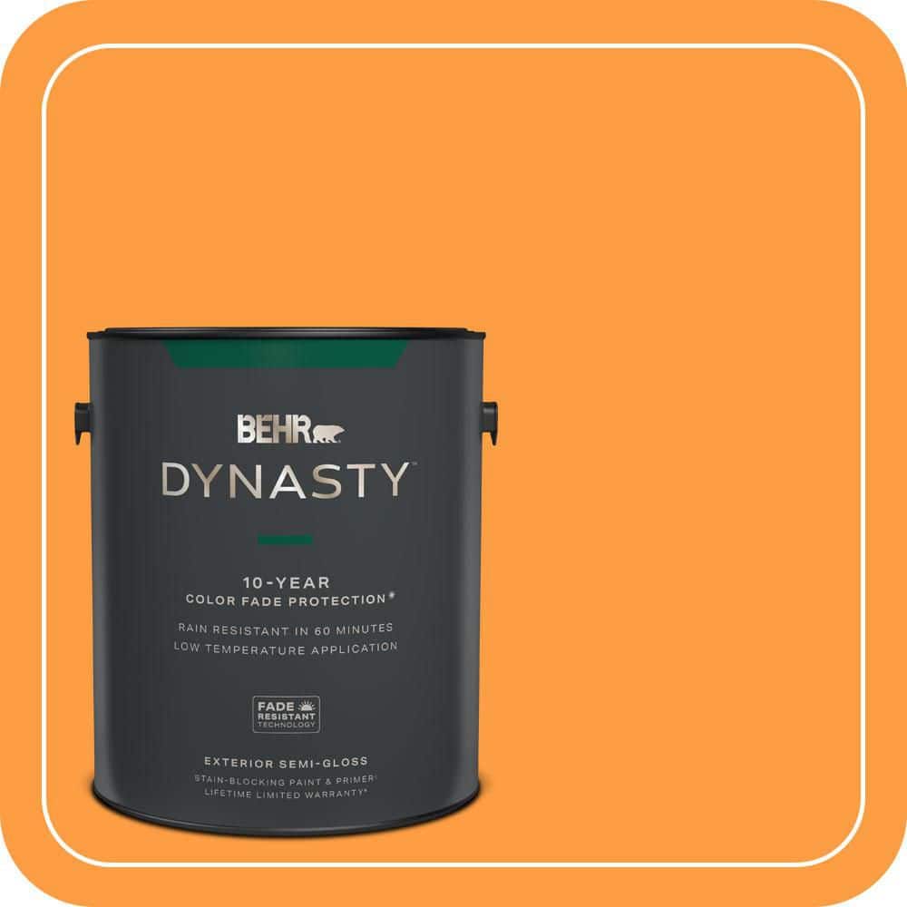 BEHR DYNASTY 1 gal. #P240-6 Exotic Blossom Semi-Gloss Exterior Stain-Blocking Paint & Primer