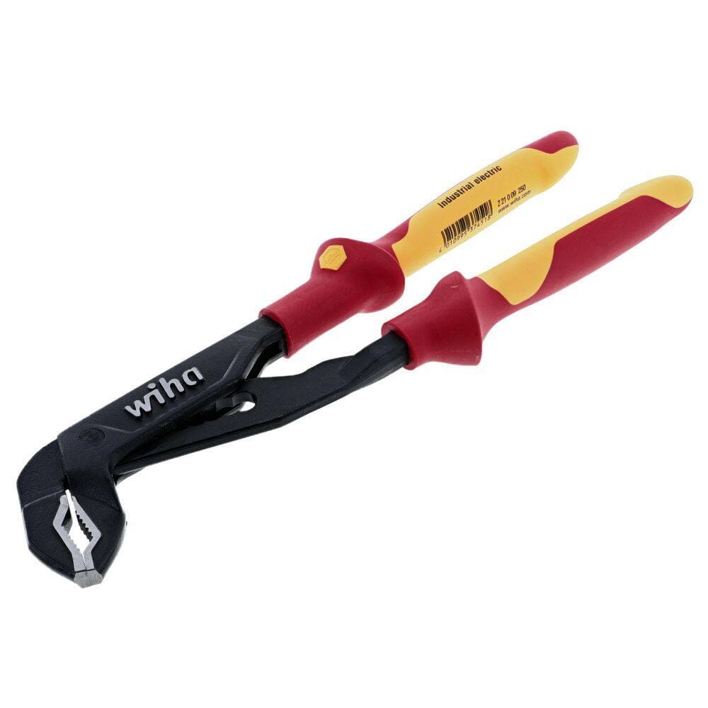Wiha 10. in. 1000-Volt Insulated V-Jaw Tongue and Groove Pliers (3)