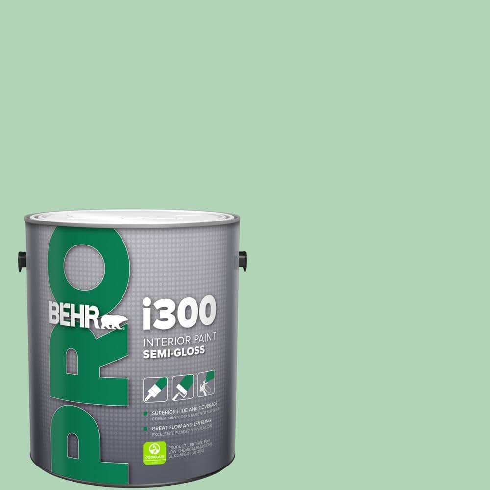 BEHR PRO 1 gal. #M410-3 Enchanted Meadow Semi-Gloss Interior Paint (1)