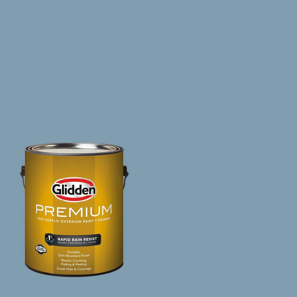 Glidden Premium 1 gal. PPG1152-4 Americana Exterior Latex Paint