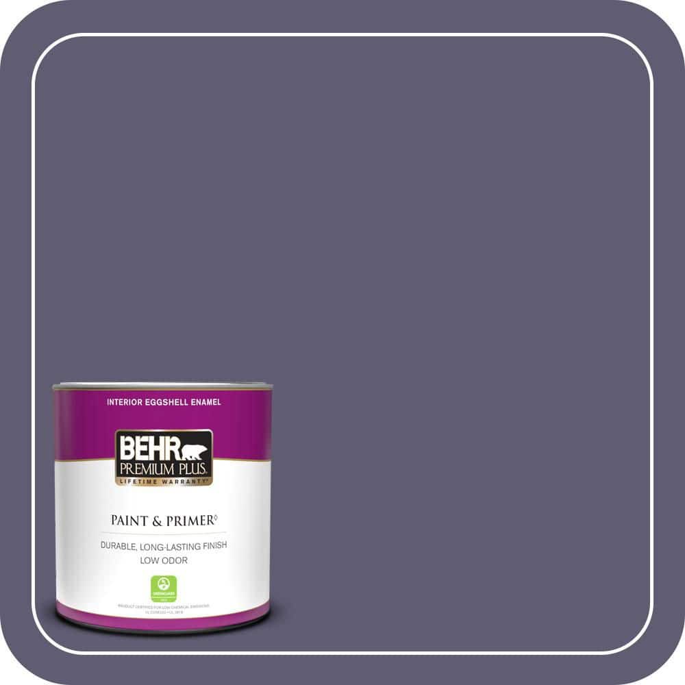 BEHR PREMIUM PLUS #PMD-90 Luscious Purple Enamel Low Odor & Primer (1)