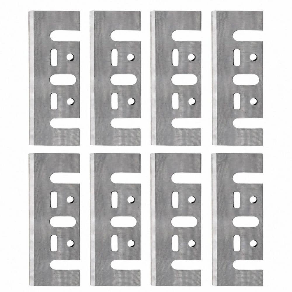 LAIFUCAM 3-1/4 in. Tungsten Carbide Planer Blades with TCT Edge for Compatible Planers 8 Pack (1)