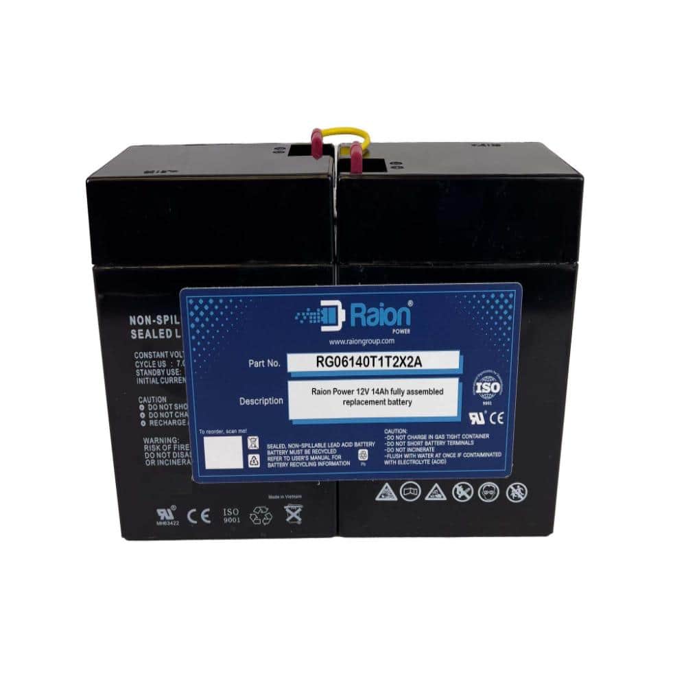 Raion Power Parmak 902 Replacement 12-Volt 14Ah Electric Fence Charger Battery