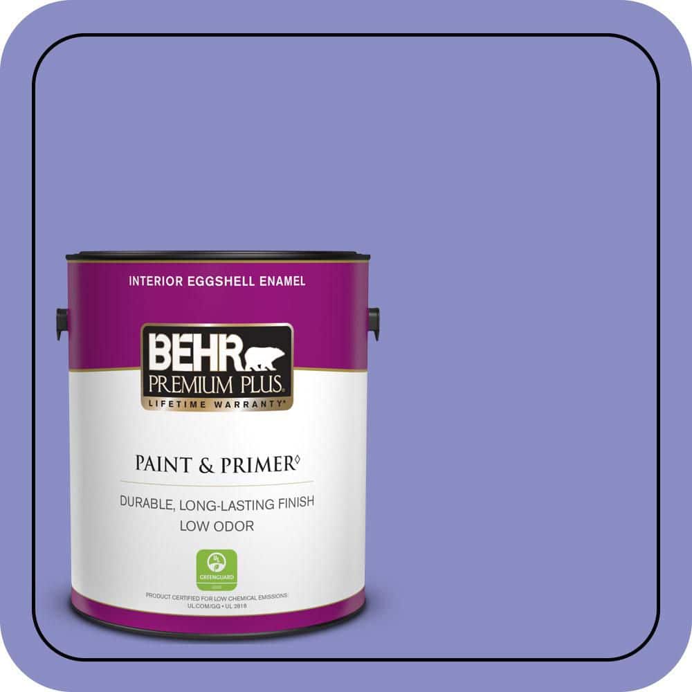 BEHR PREMIUM PLUS 1 gal. #P550-5 Carriage Ride Eggshell Enamel Low Odor Interior Paint & Primer