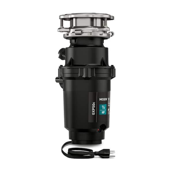 MOEN Prep Series 1/2 HP Continuous Feed Garbage Disposal with Power Cord and Universal Mount (2)