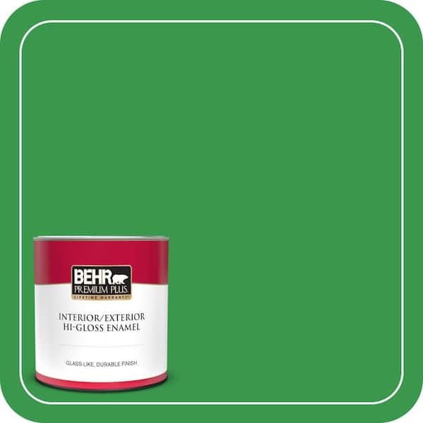BEHR PREMIUM PLUS #450B-6 Formal Garden Flat Low Odor & Primer (4)