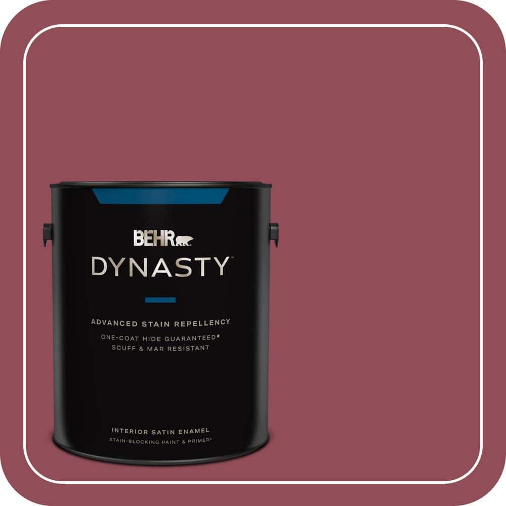 BEHR DYNASTY 1 gal. #MQ1-05 Rialto One-Coat Hide Satin Enamel Interior Stain-Blocking Paint & Primer
