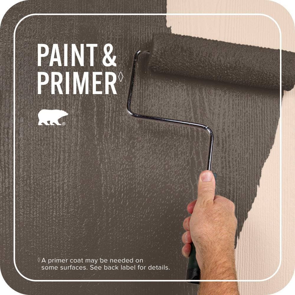 BEHR PREMIUM PLUS 1 qt. #MQ2-39 Rare Wood Semi-Gloss Enamel Exterior Paint & Primer (3)