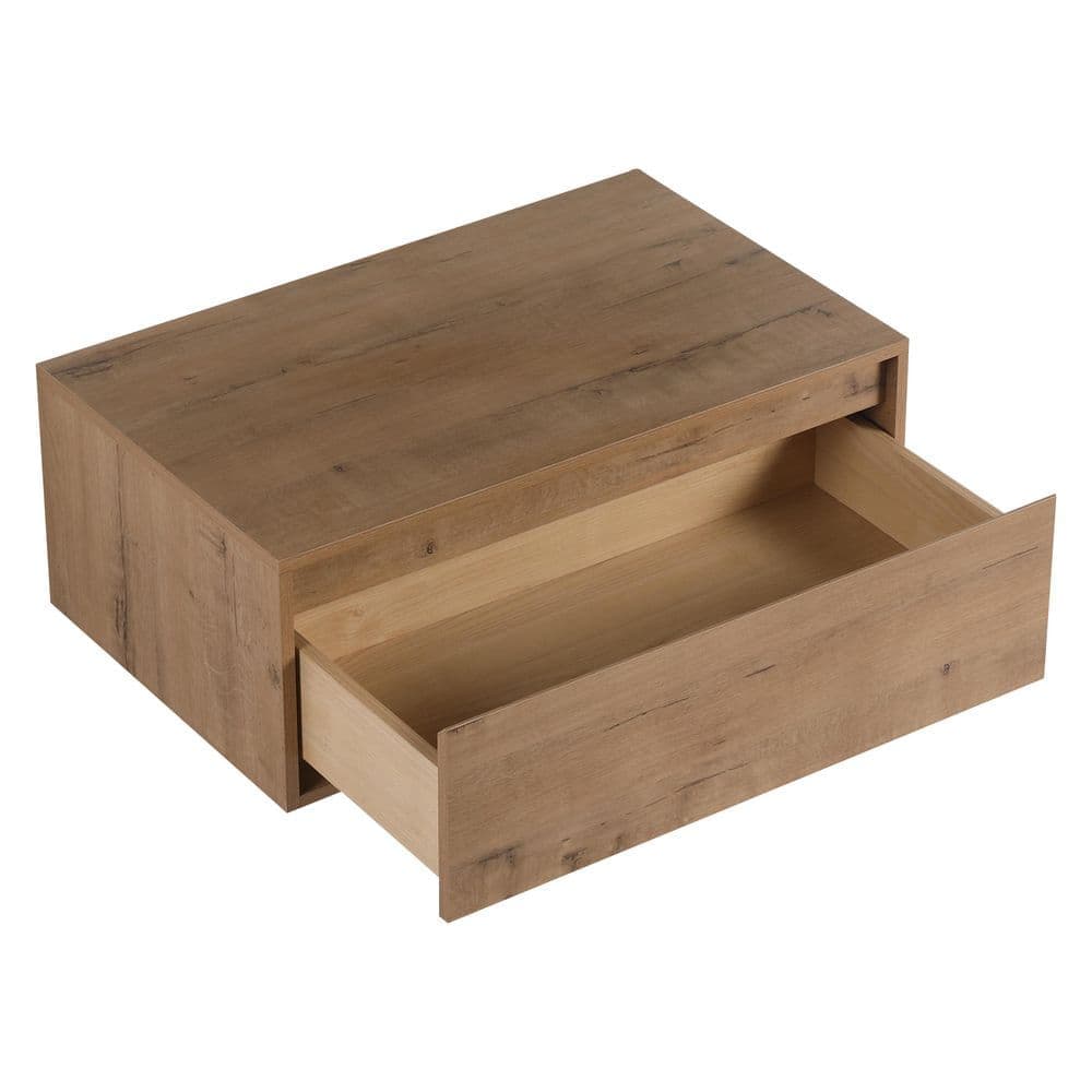 Noble House Nicasio Modern 29.13 in. Floating Bathroom Vanity Cabinet without Top in Imitative Oak (3)