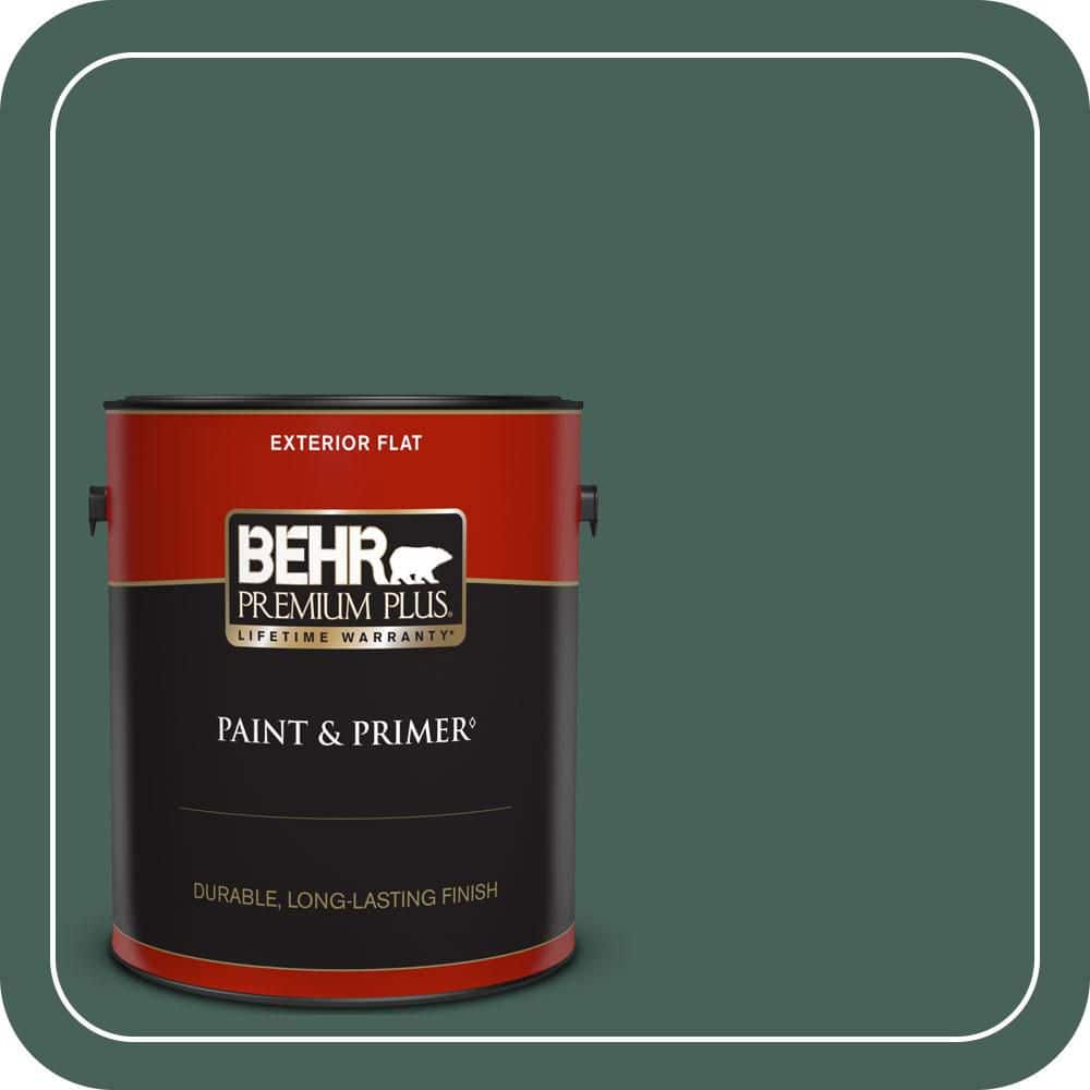 BEHR PREMIUM PLUS 1 gal. #T18-20 Equilibrium Flat Exterior Paint & Primer