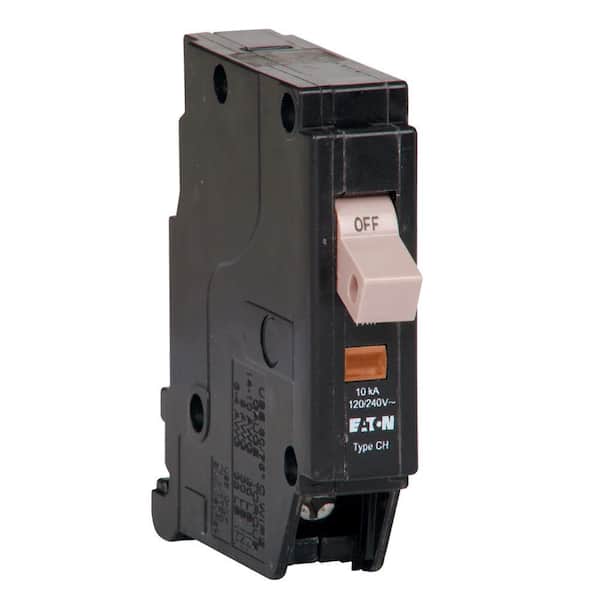 Eaton CH 20 Amp 240 Volts 1-Pole Circuit Breaker with Trip Flag (2)