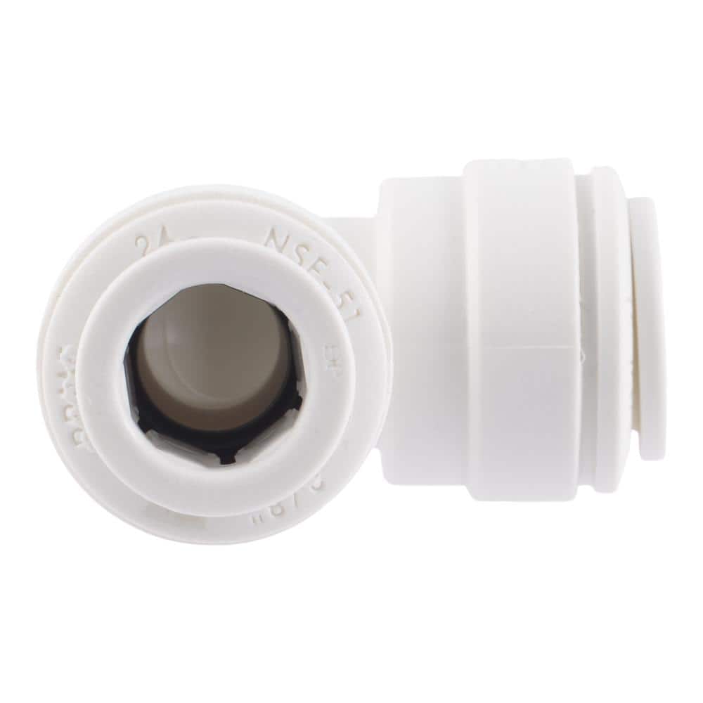 John Guest 3/8 in. O.D. 90° Push-To-Connect Polypropylene Elbow Fitting (3)