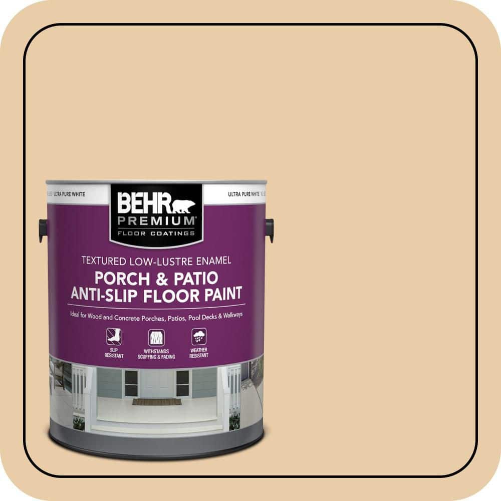 BEHR PREMIUM 1 gal. #PFC-21 Grain Textured Low-Lustre Enamel Interior/Exterior Porch and Patio Anti-Slip Floor Paint
