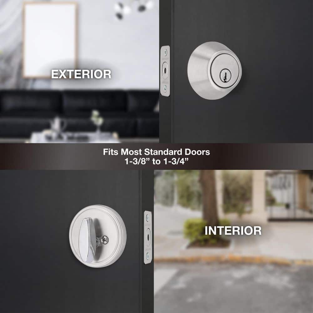 Defiant Stainless Steel Single Cylinder Deadbolt (3)