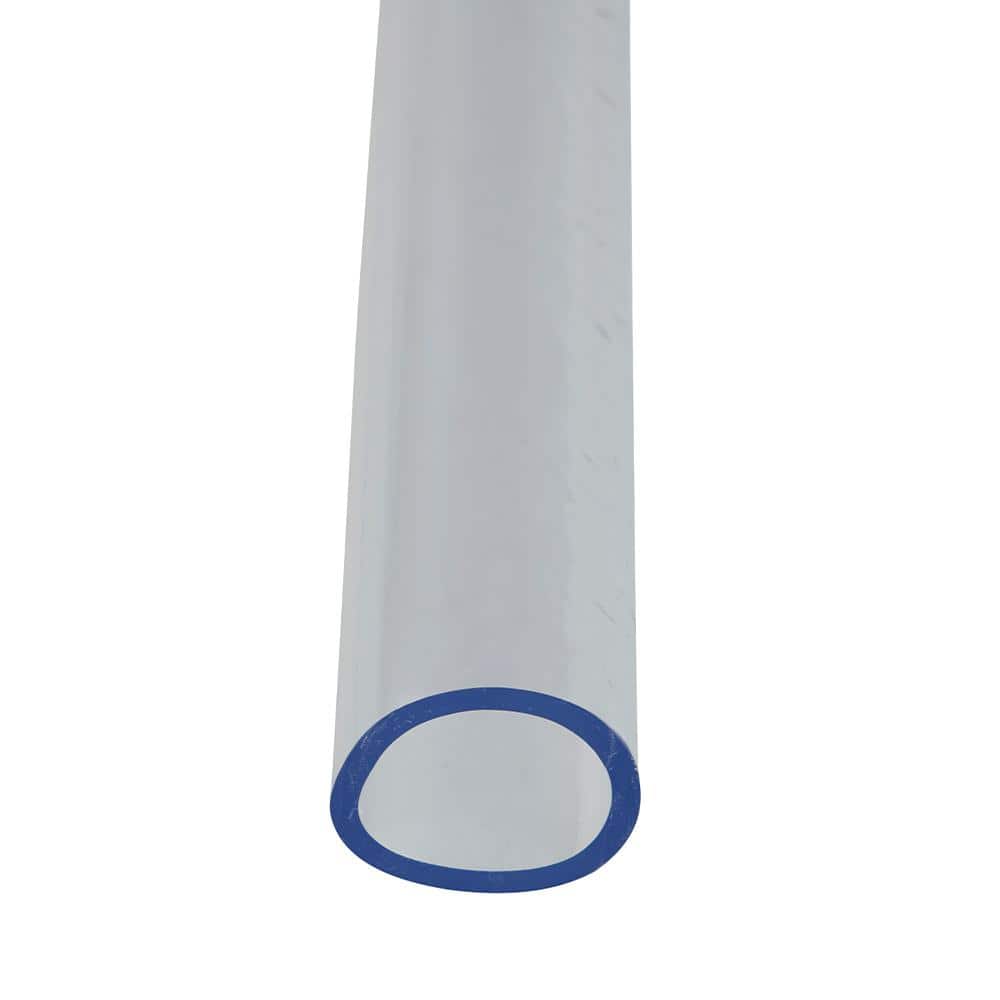 Everbilt 1-7/8 in. O. D. x 1-1/2 in. I. D. x 24 in. Clear PVC Vinyl Tube (4)