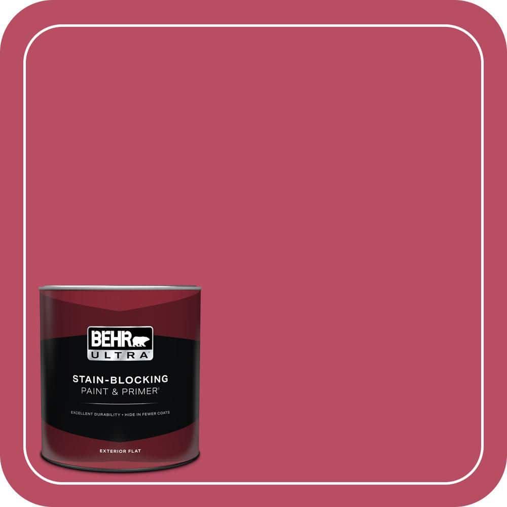 BEHR ULTRA 1 qt. #P130-7 Glamorous Flat Exterior Paint & Primer
