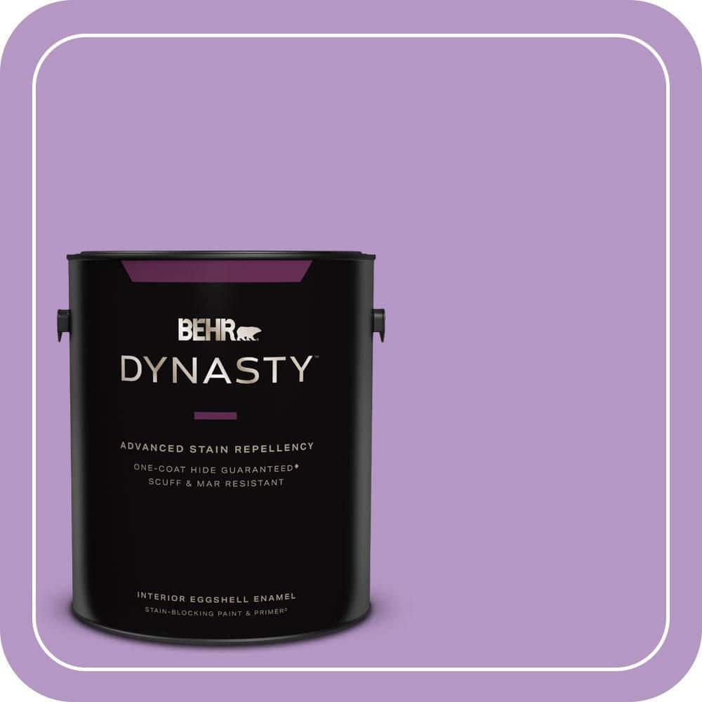BEHR DYNASTY 1 gal. #660B-5 Atlantic Tulip Eggshell Enamel Interior Stain-Blocking Paint & Primer