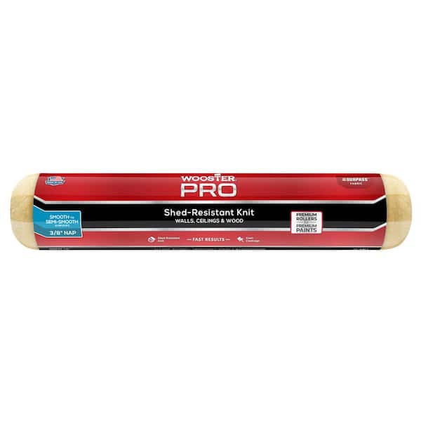 Wooster 14 in. x 3/8 in. Pro Surpass Shed-Resistant Knit High-Density Fabric Roller Cover (2)