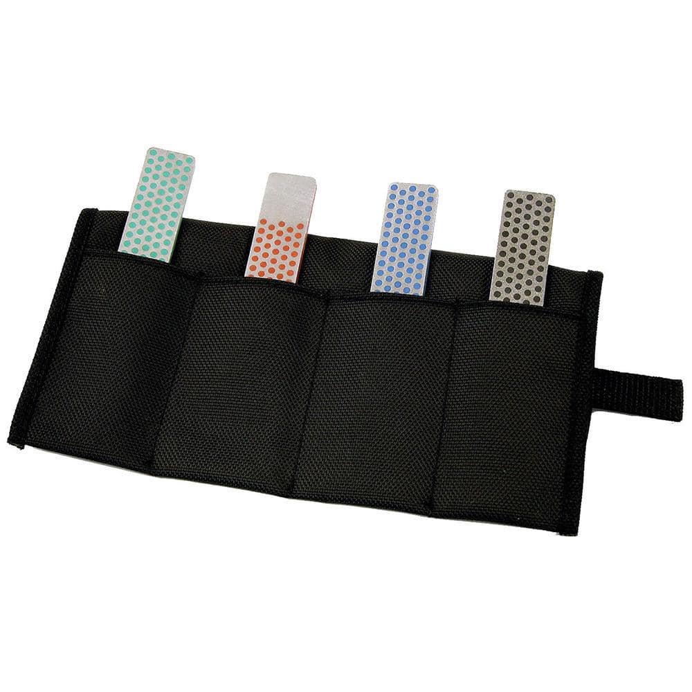 DMT 4 in. Diamond Whetstone Deluxe Handheld Sharpener Kit of 4 Assorted Models (W4X, W4C, WMF, W4E)