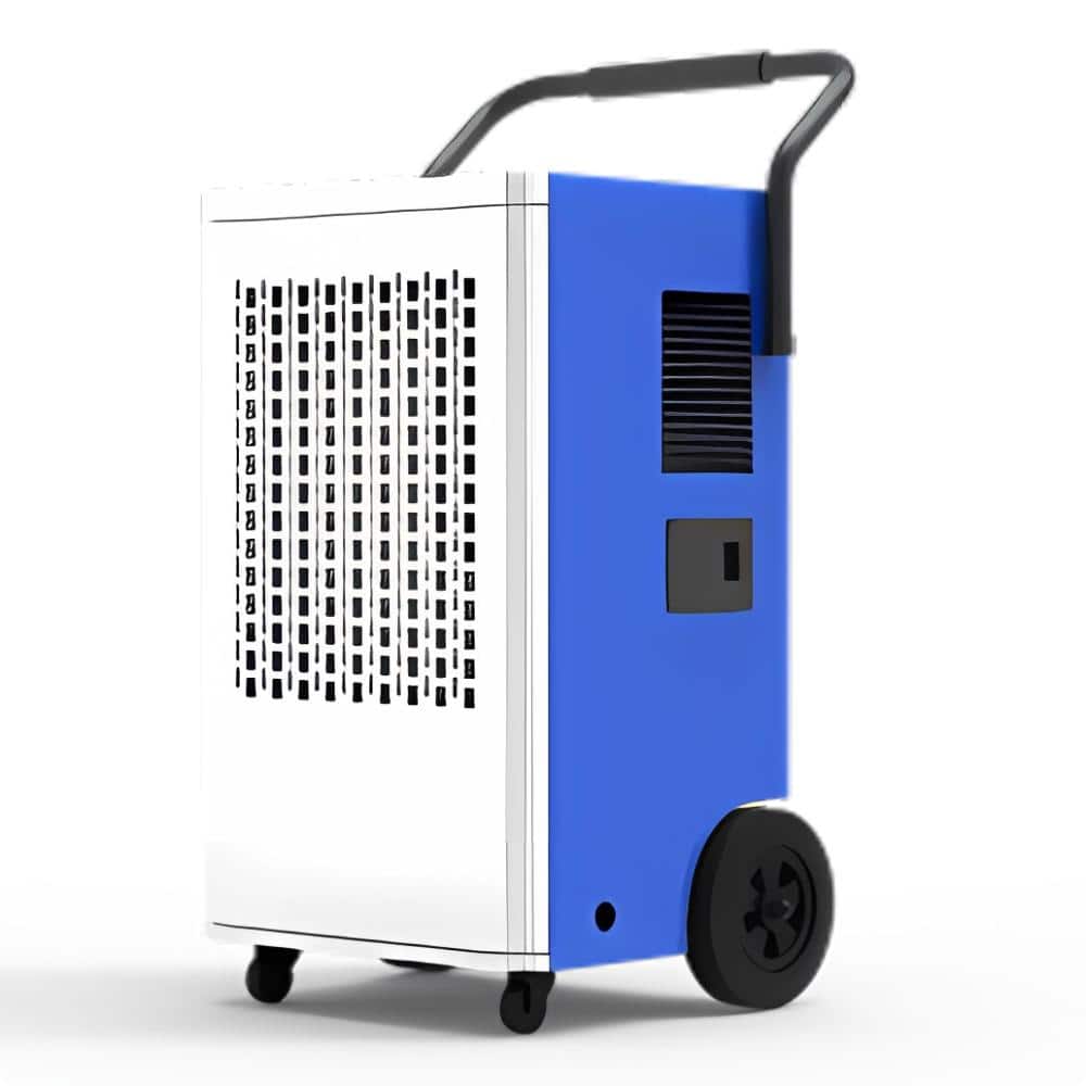 LUKO 160 Pints Commercial Dehumidifier for Basements, Industrial Heavy Duty Commercial-grade Portable Dehumidifiers, Blue (2)
