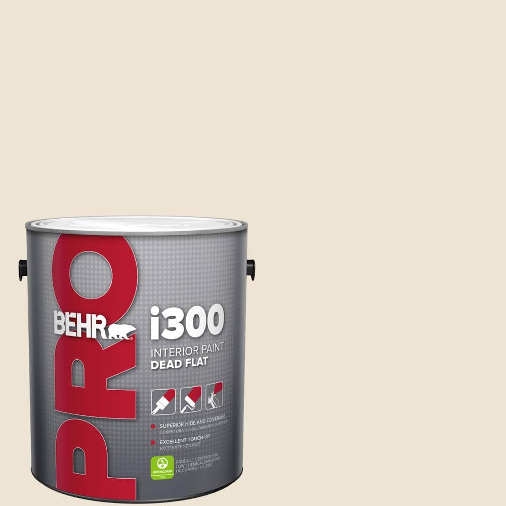 BEHR PRO 1 gal. #T14-3 Miami Weiss Dead Flat Interior Paint