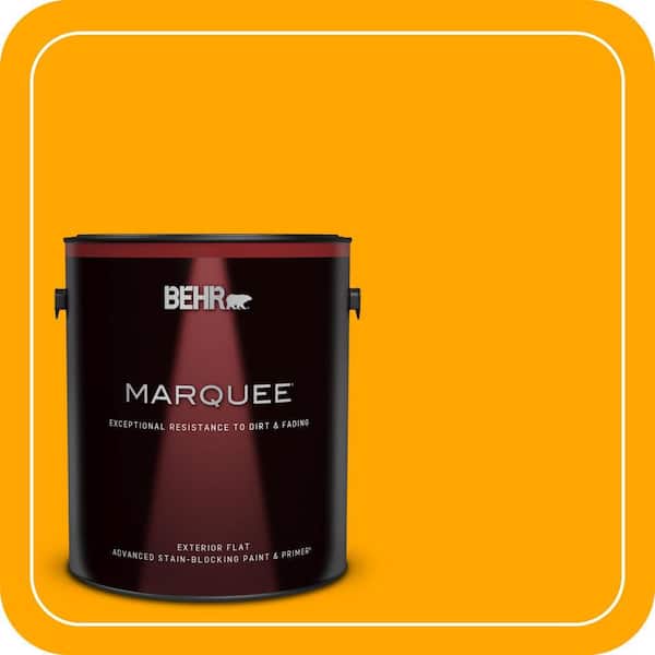 BEHR MARQUEE 1 gal. #S-G-330 Instant Delight Flat Exterior Paint & Primer (2)