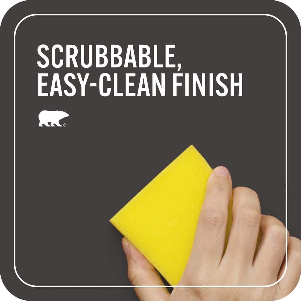 BEHR MARQUEE 1 gal. #MQ1-35 Off Broadway One-Coat Hide Matte Interior Paint & Primer (4)