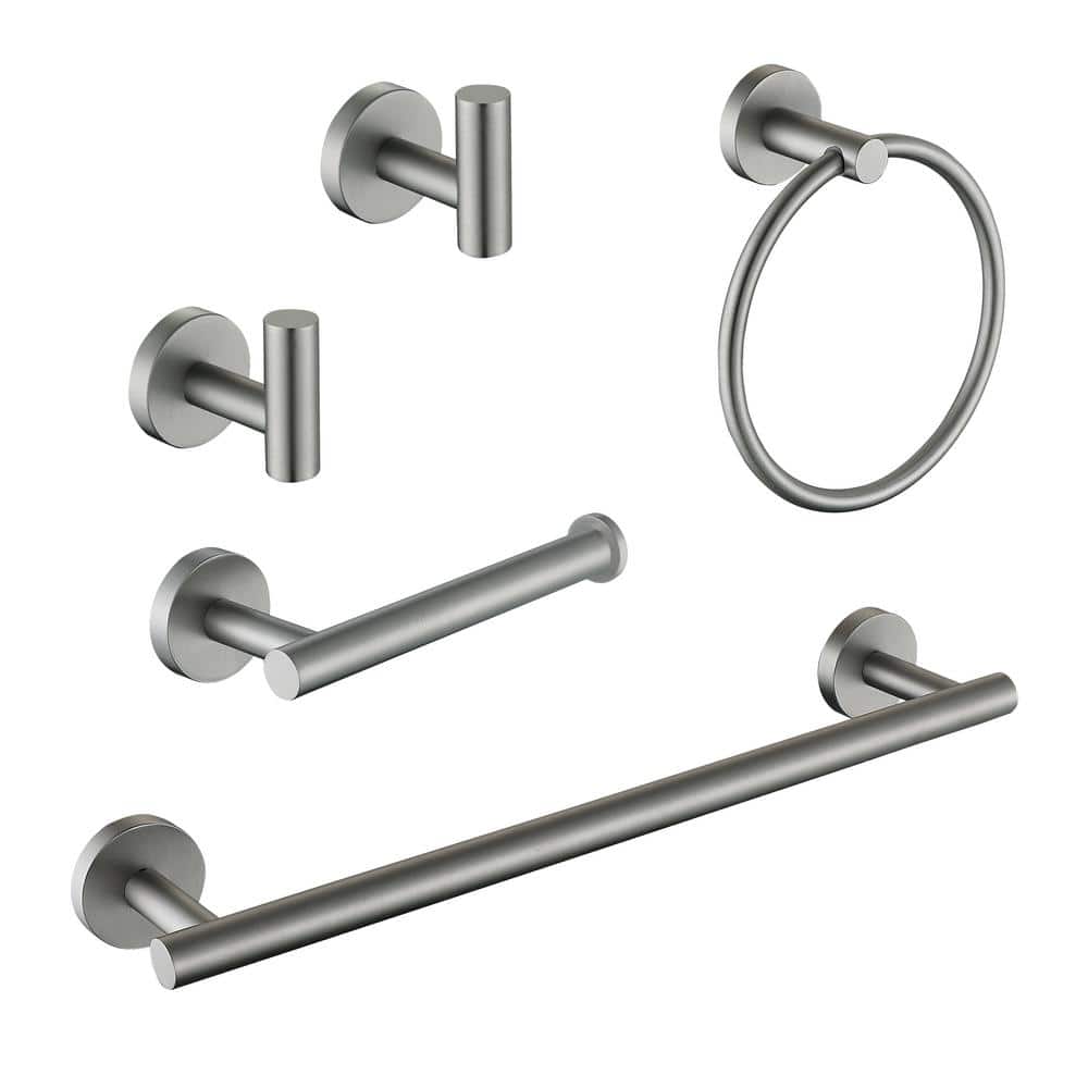 ATKING Piece Bath Hardware Set with Mounting Hardware Brushed Gold