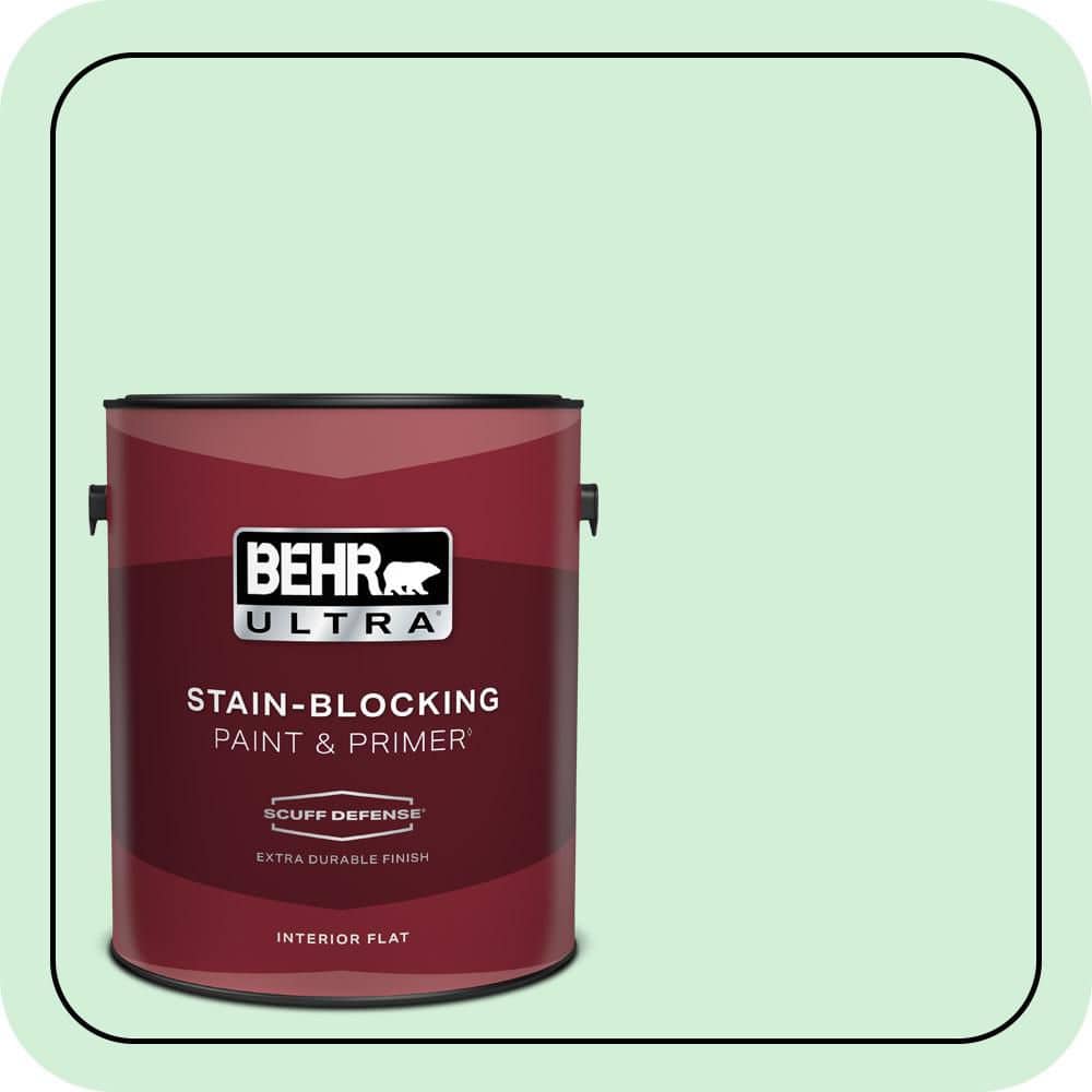 BEHR ULTRA 1 gal. #460A-2 Tropical Dream Extra Durable Flat Interior Paint & Primer