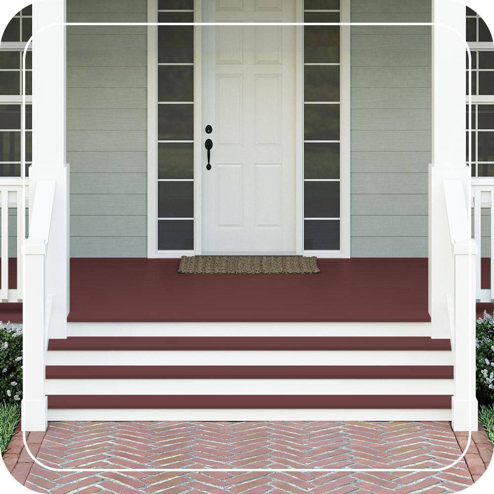 BEHR PREMIUM #AE-6 Textured Low-Lustre Enamel Interior/Exterior Porch and Patio Anti-Slip Floor Paint (2)