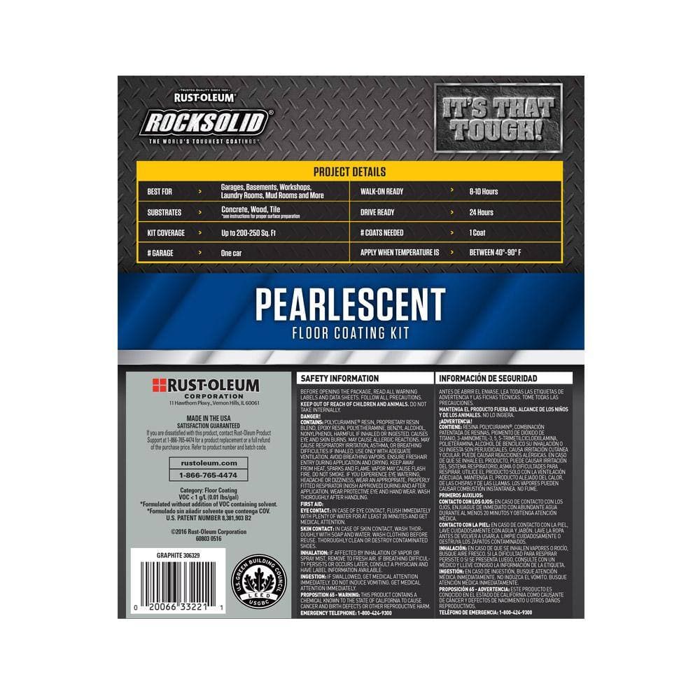 Rust-Oleum RockSolid Pearlescent Garage Floor Kit (3)