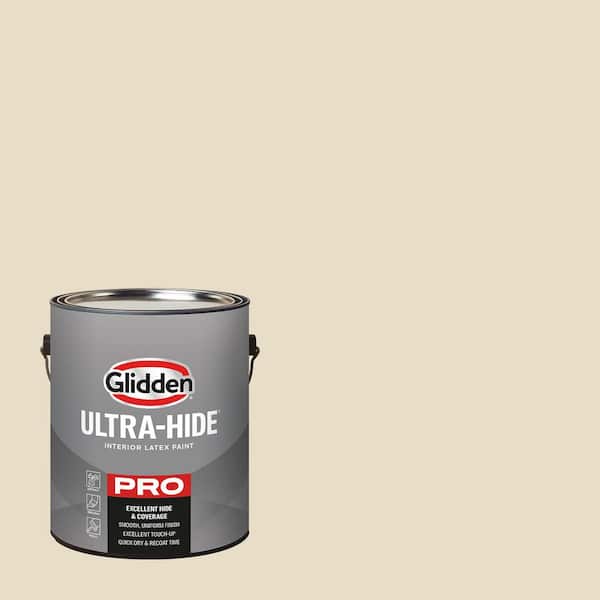 Glidden Ultra-Hide 1 gal. PPG1098-2 Heavy Cream Eggshell Interior Paint (2)