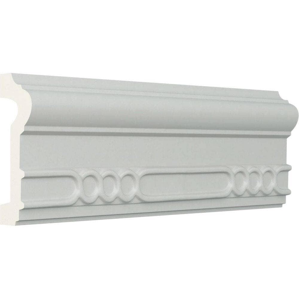 Ekena Millwork 1-3/8 in. x 3-1/2 in. x 94-1/2 in. Polyurethane Dover Casing (3)