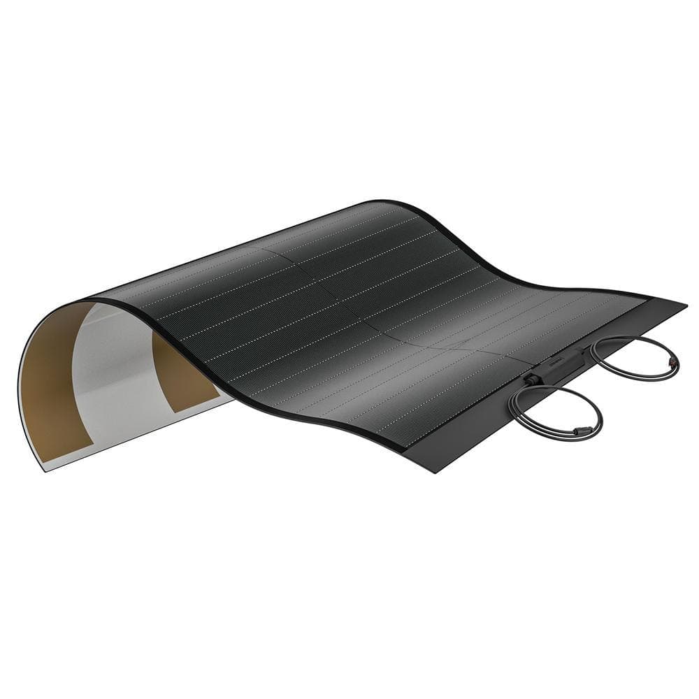 BougeRV 100-Watt Compact CIGS Thin-Film Flexible Solar Panel, The Most Flexible Solar Panel with Tape for Easy Installation (2)
