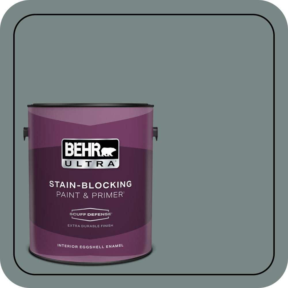 BEHR ULTRA 1 gal. #PPU12-16 Juniper Ash Extra Durable Eggshell Enamel Interior Paint & Primer