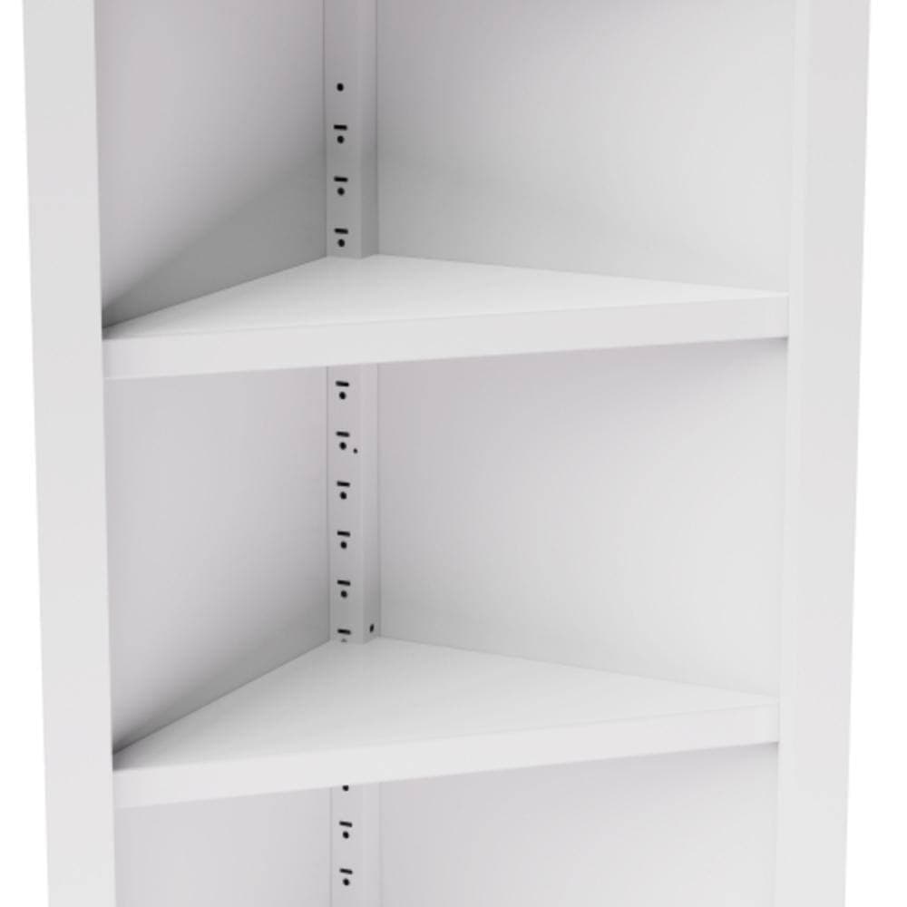 Unbranded 20.5 in. W x 10.4 in. D x 70.8 in. H Bathroom White Linen Cabinet (3)