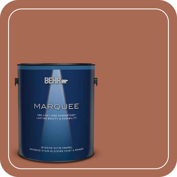 BEHR PREMIUM PLUS #220D-7 Mojave Sunset Enamel Interior/Exterior Paint & Primer Color Sample (2)