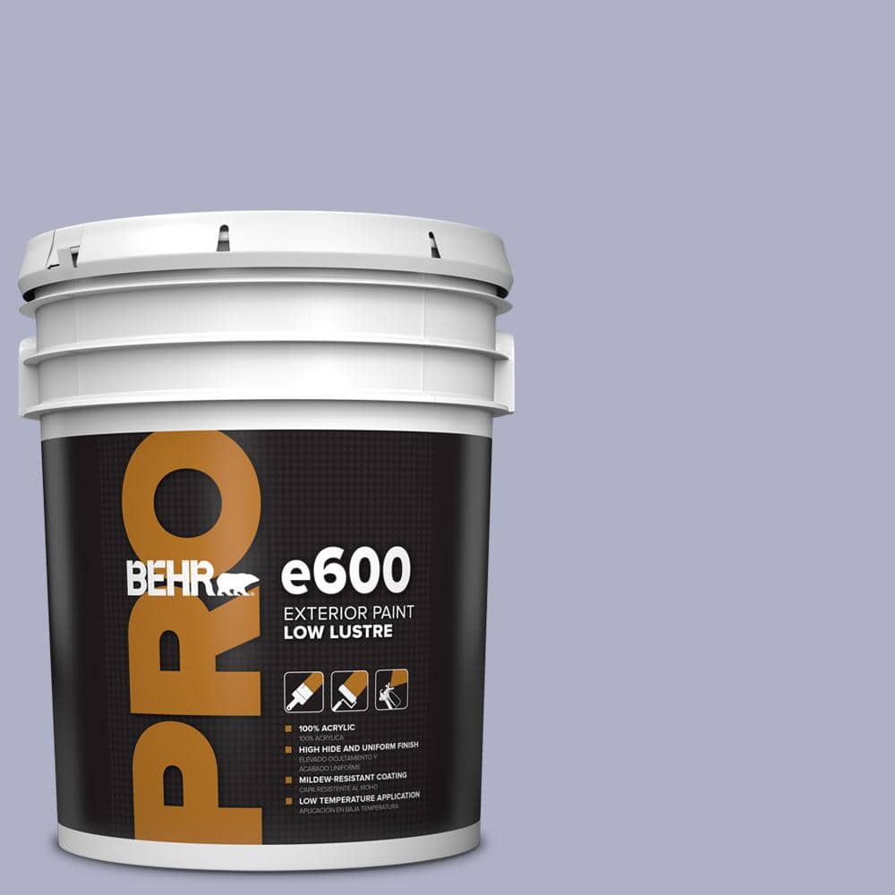 BEHR PRO 5 gal. #S560-3 Noble Purple Low Luster Exterior Paint