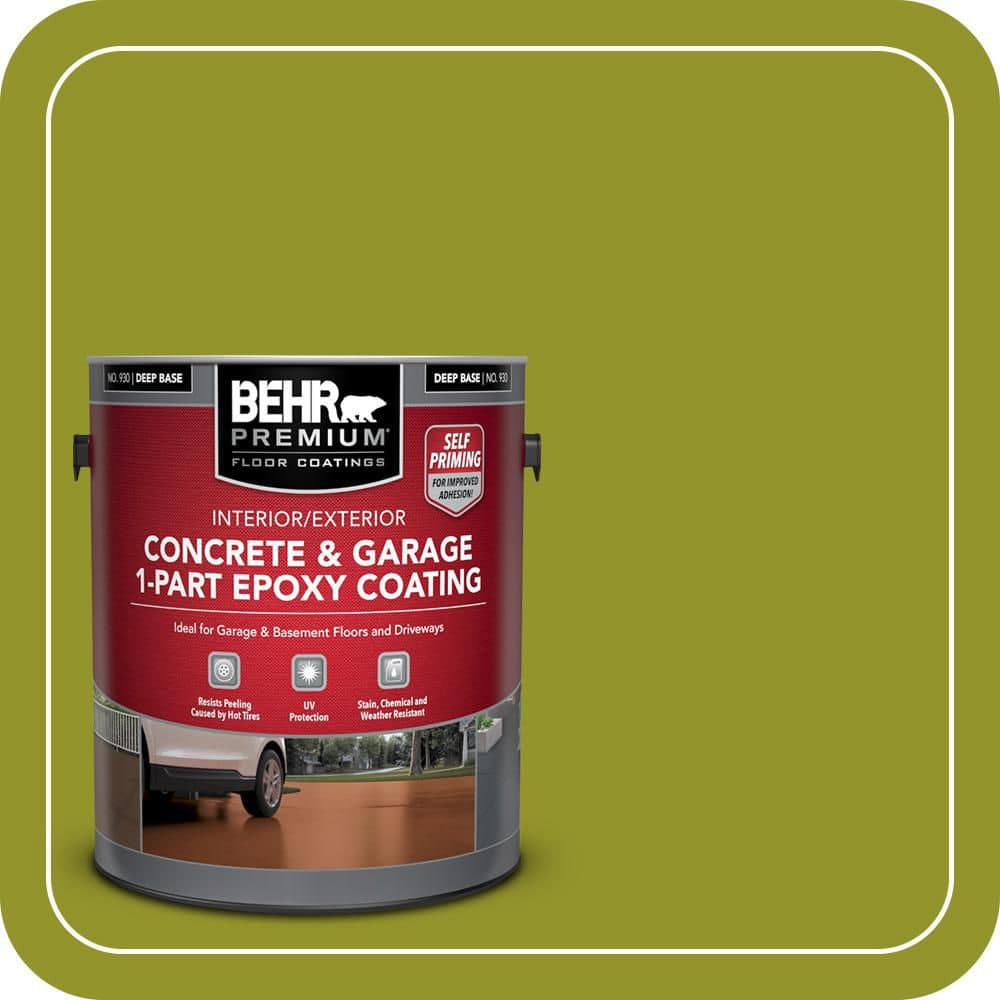 BEHR PREMIUM #P350-7 Self-Priming 1-Part Epoxy Satin Interior/Exterior Concrete and Garage Floor Paint (1)
